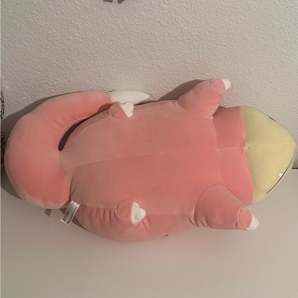Pokémon Pink Sleeping Slowpoke Plush Toy 18” - Picture 3 of 4
